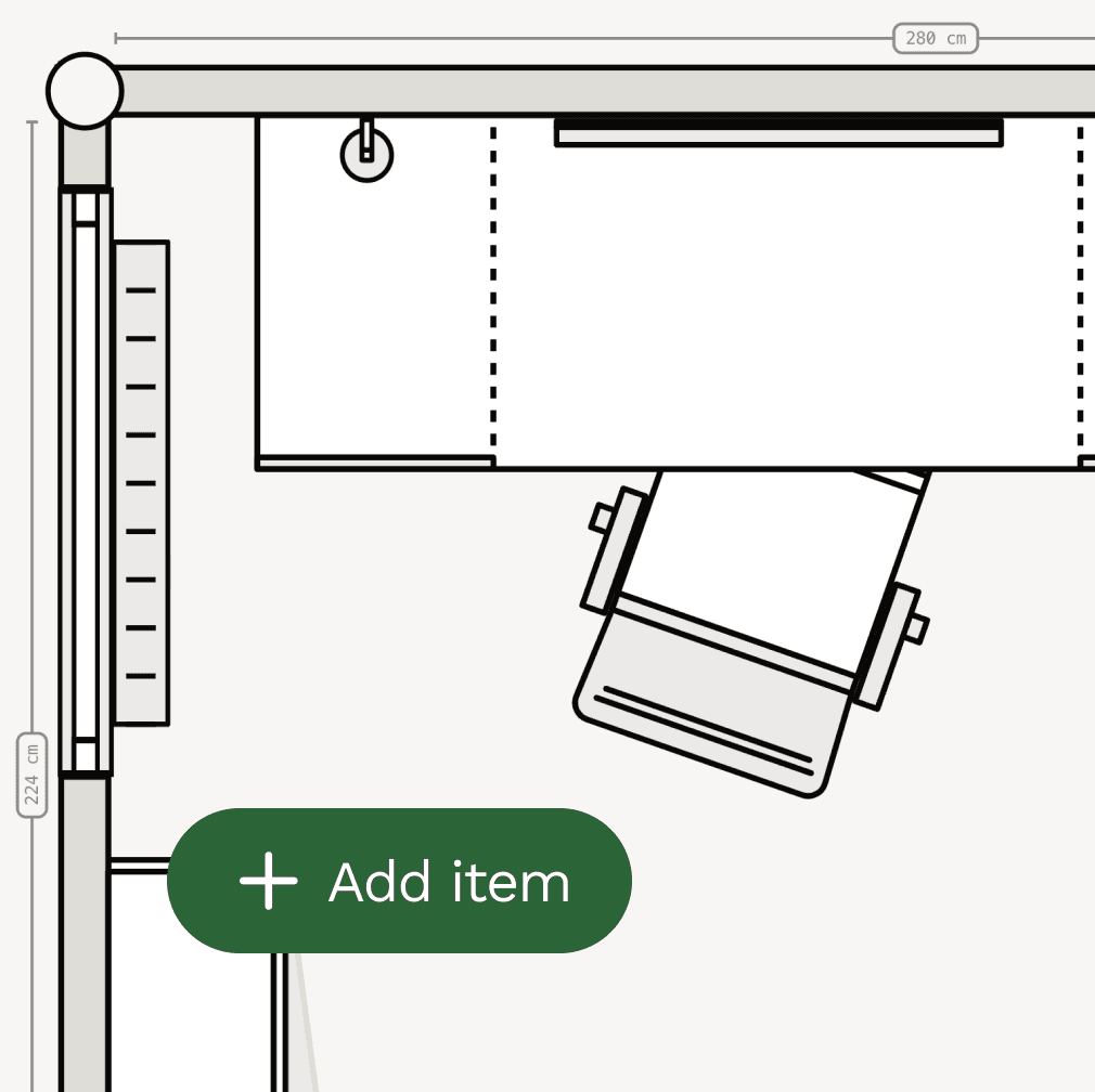 Office floor planner room layout design and planning