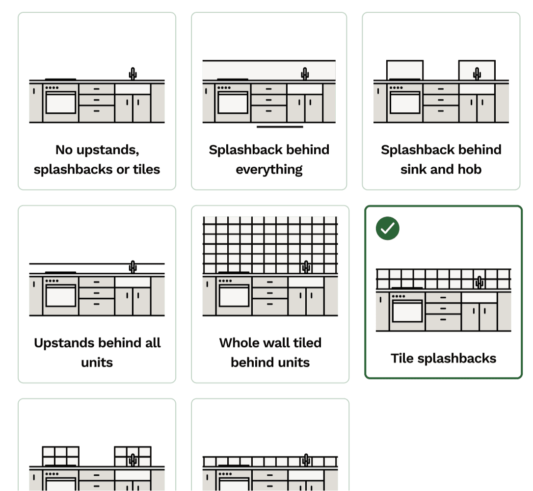 Step by step questions with expert guidance to help specify your renovation requirements